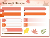 단풍잎 가을 편지 파워포인트 PPT 템플릿 디자인_슬라이드10