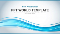 심플한 물결디자인 와이드형 (자동완성형포함) 파워포인트 PPT 템플릿 디자인_슬라이드1