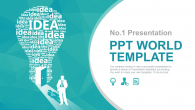 비지니스 아이디어 회의 와이드형 (자동완성형포함) 파워포인트 PPT 템플릿 디자인_슬라이드1
