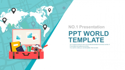 즐거운 해외여행 계획 와이드형 (자동완성형포함) 파워포인트 PPT 템플릿 디자인