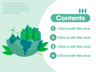 친환경 에너지 에코 환경보호 파워포인트 PPT 템플릿 디자인_슬라이드2