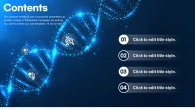 유전자 DNA 생명과학 와이드형(자동완성형 포함) 파워포인트 PPT 템플릿 디자인_슬라이드2