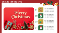 크리스마스 카드 와이드형 파워포인트 PPT 템플릿 디자인_슬라이드4