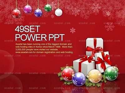 christmas Xmas PPT 템플릿 세트2_크리스마스 02(퓨어피티)