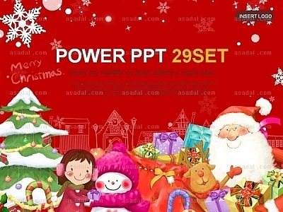 christmas Xmas PPT 템플릿 세트_메리크리스마스_0026(바니피티)