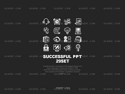 아이콘 디자인 PPT 템플릿 세트_아이콘 블랙 심플 비즈니스 제안_0019(소울피티)