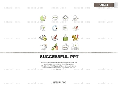 디자인 사업계획서 PPT 템플릿 세트_아이콘 심플 비즈니스 제안_0037(소울피티)