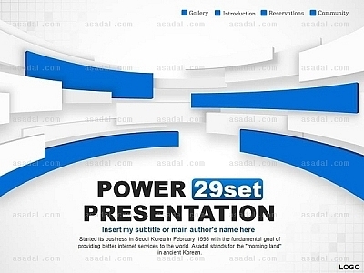 일반그래픽 2D PPT 템플릿 세트_블루블루비지니스_0309(하나피티)