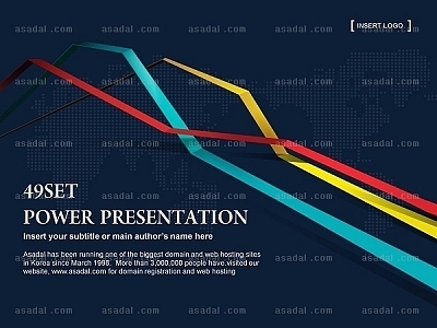 회사 기업 PPT 템플릿 세트2_심플입체라인_b0267(좋은피티)