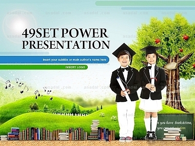 디자인 powerpoin PPT 템플릿 세트2_즐거운졸업식_b0562(좋은피티)