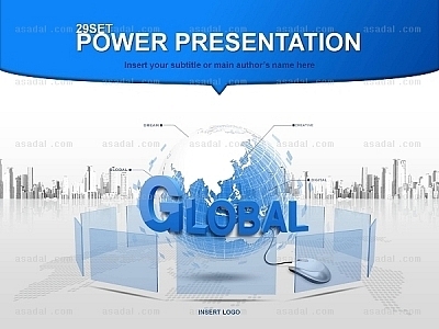 기업 business PPT 템플릿 세트_3D글로벌비즈니스_b0613(좋은피티)