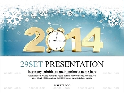 christmas Xmas PPT 템플릿 세트_2014_b0280(그린피티)