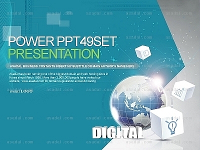 digital 인터넷 PPT 템플릿 세트2_Digital_0887(바니피티)