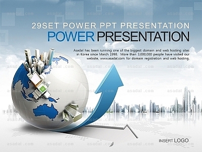 회사소개서 세계적 PPT 템플릿 세트_글로벌상승비즈니스_b0774(맑은피티)
