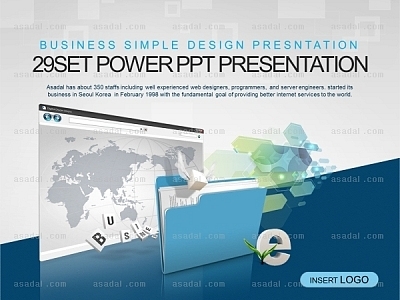 digital 인터넷 PPT 템플릿 세트_글로벌디지털_b0848(맑은피티)