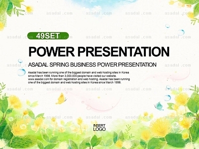 봄 spring PPT 템플릿 세트2_봄_b0897(조이피티)