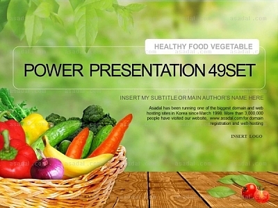 food cook PPT 템플릿 세트2_Healthy Food_1019(바니피티)