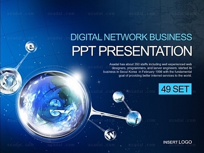 회사소개서 세계적 PPT 템플릿 세트2_글로벌네트워크_b01219(맑은피티)