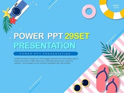 sea  PPT 템플릿 세트_여름_1290(바니피티)