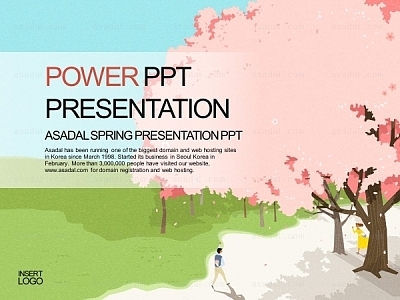 spring  PPT 템플릿 세트2_봄날_b1155(조이피티)