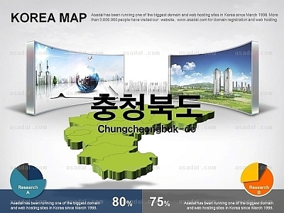 도별 시별 PPT 템플릿 1종_충청북도 지도01_0005(바니피티)