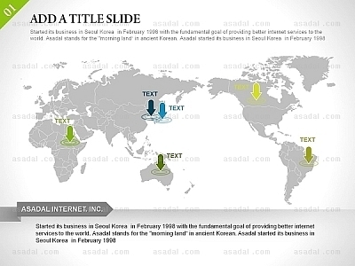 해외지도 world map PPT 템플릿 1종_세계지도_d0324(좋은피티)