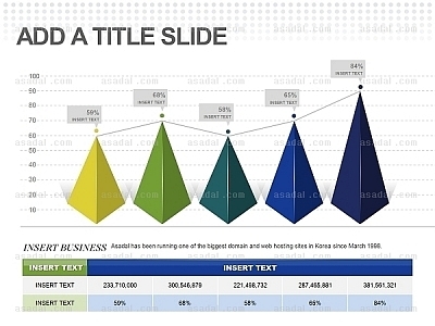 그래프형 차트형 PPT 템플릿 1종_삼각뿔그래프세로_0254(바니피티)