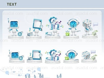 아이콘 icon PPT 템플릿 1종_비즈니스캐릭터아이콘_9302(고감도피티)