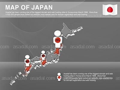 세계지도 해외지도 PPT 템플릿 1종_일본 인구조사_0011(드림피티)