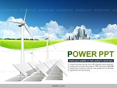 기업 빌딩 PPT 템플릿 배경_친환경 에너지 비즈니스_0001(비토피티)