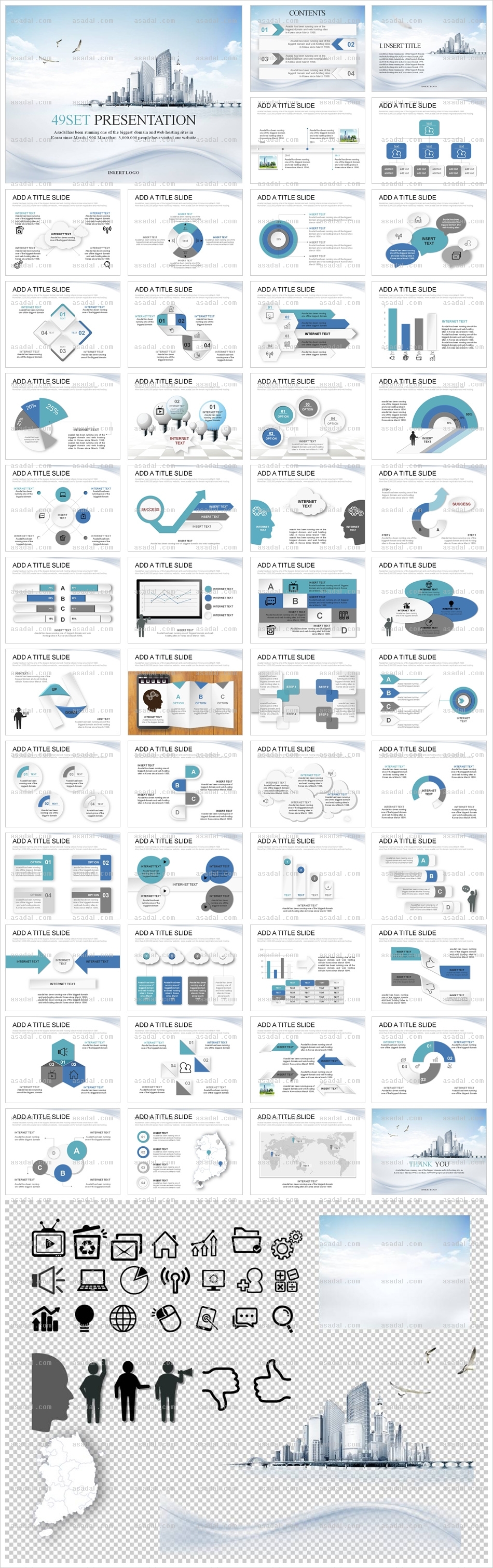 company 사업계획서 PPT 템플릿 애니2_상쾌한도시_a0107(그린피티)