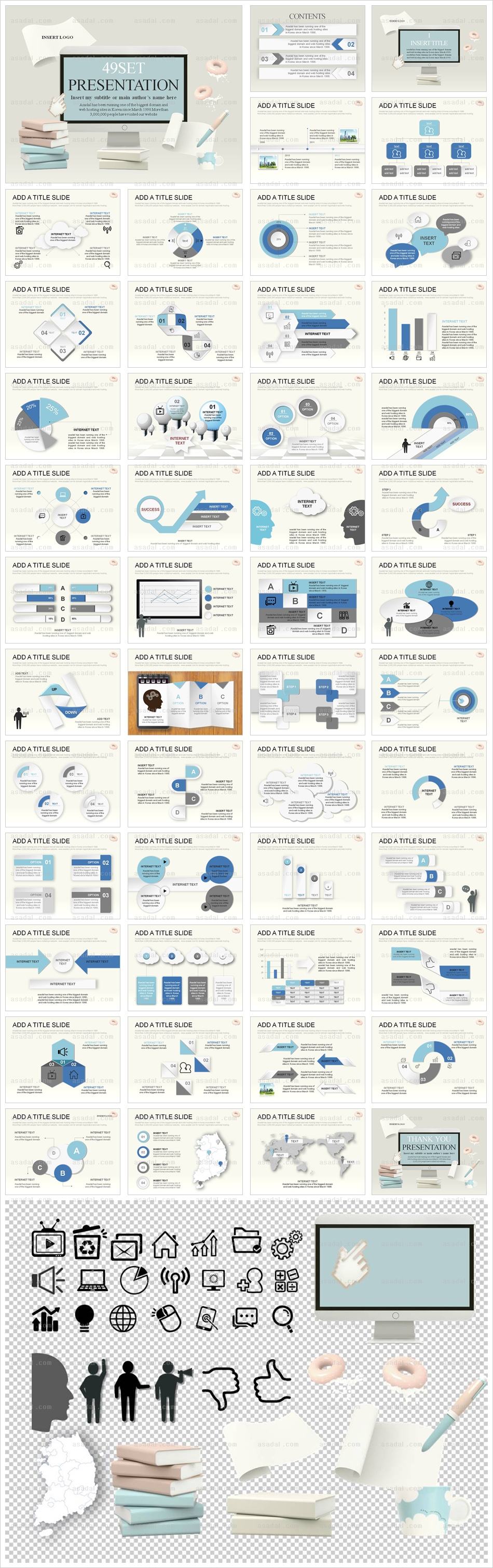 company 사업계획서 PPT 템플릿 애니2_일러스트노트북_a0131(그린피티)