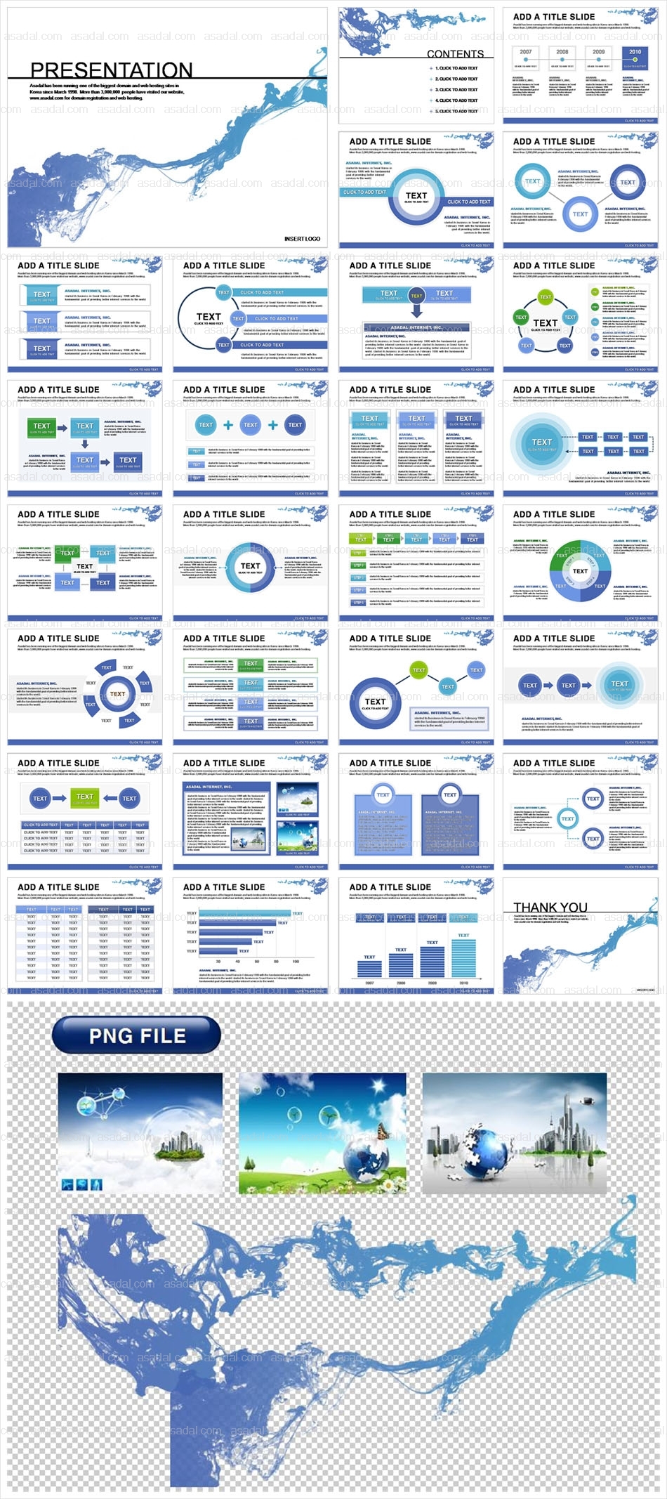 company 그래픽 PPT 템플릿 세트_라인그래픽템플릿_g0060(에이스피티)