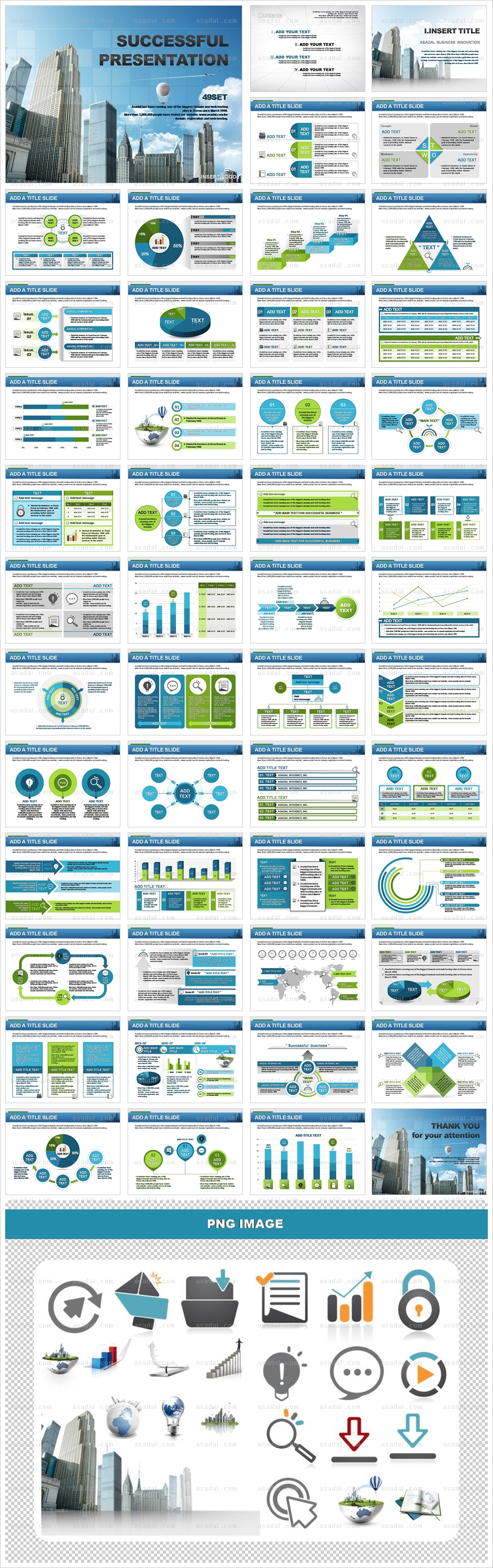 잔디 디자인 PPT 템플릿 세트2_성공적인 기업 비즈니스 03_0032(소울피티)