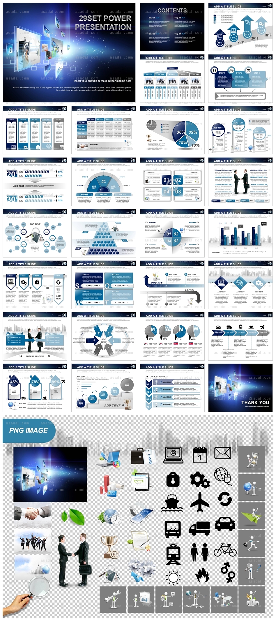 company 사업계획서 PPT 템플릿 세트_블루그래픽비지니스_b0250(좋은피티)