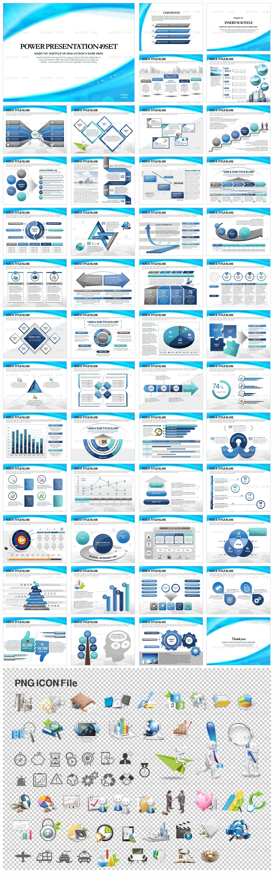 business company PPT 템플릿 세트2_아쿠아블루라인_0293(바니피티)