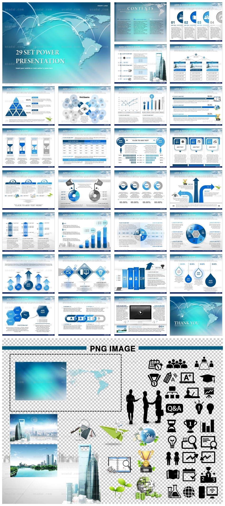 company 사업 PPT 템플릿 세트_글로벌지구비즈니스_b445(좋은피티)