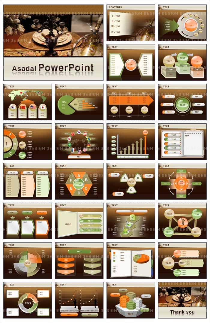food cook PPT 템플릿 고급화 외식산업_001(스타일피티)