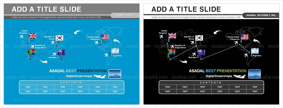 world map 생명 PPT 템플릿 1종 세계지도형_d1199(비토피티)