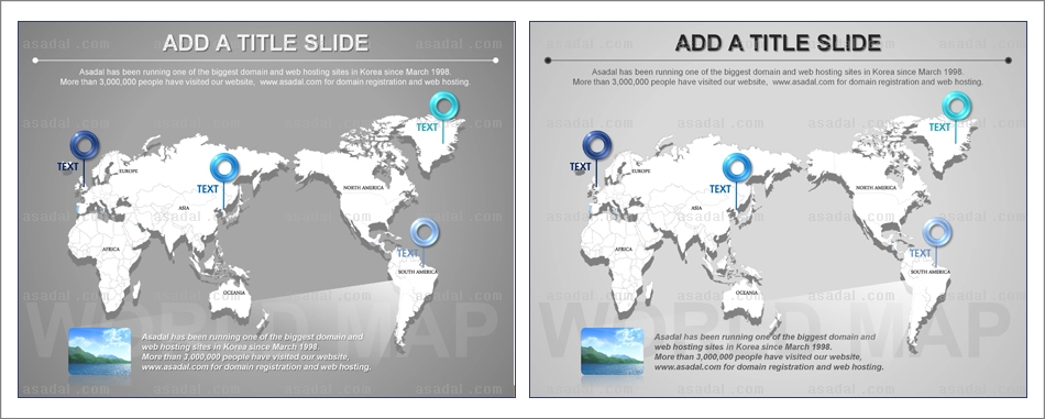 해외지도 world map PPT 템플릿 1종_세계지도_d0088(좋은피티)