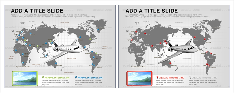 해외지도 world map PPT 템플릿 1종_세계지도형_d0111(조이피티)