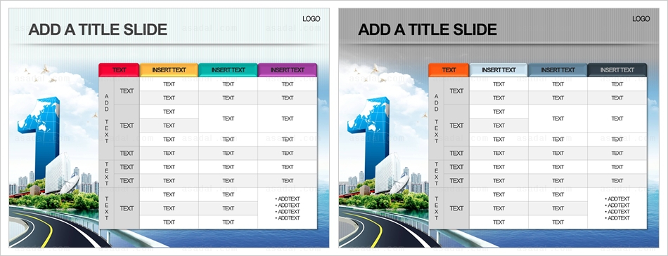 1종형 table PPT 템플릿 1종_표형_d0454(조이피티)