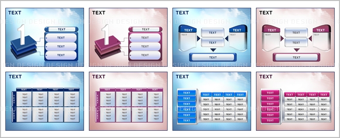 8종형 10종형 PPT 템플릿 4종 텍스트박스형_4302(고감도피티)