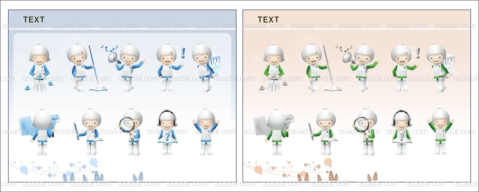 아이콘 icon PPT 템플릿 1종_비즈니스캐릭터아이콘_9301(고감도피티)