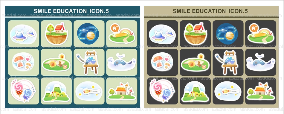 아이콘 icon PPT 템플릿 1종 스마일 교육 아이콘_0014(비토피티)