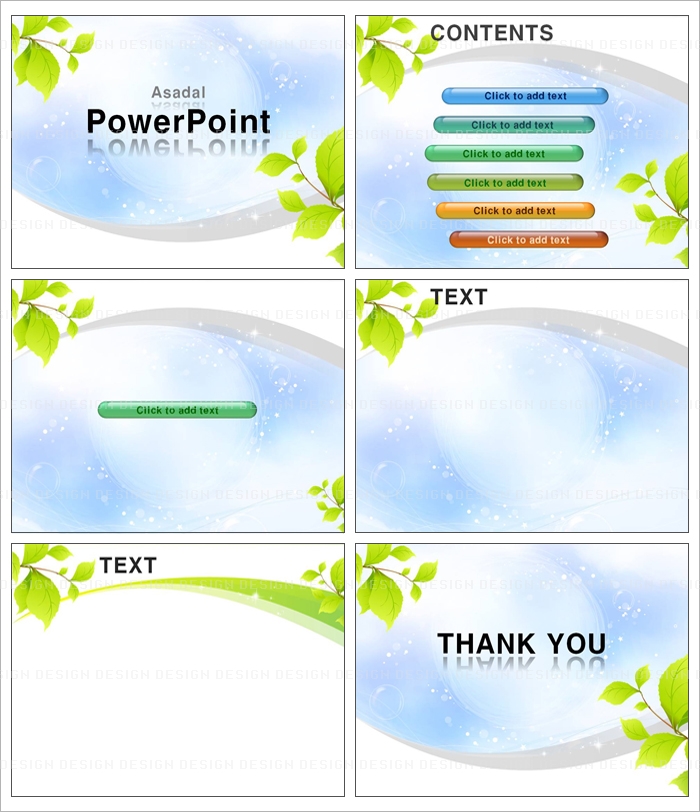 tree forest PPT 템플릿 배경_맑은 하늘_001(고감도피티)