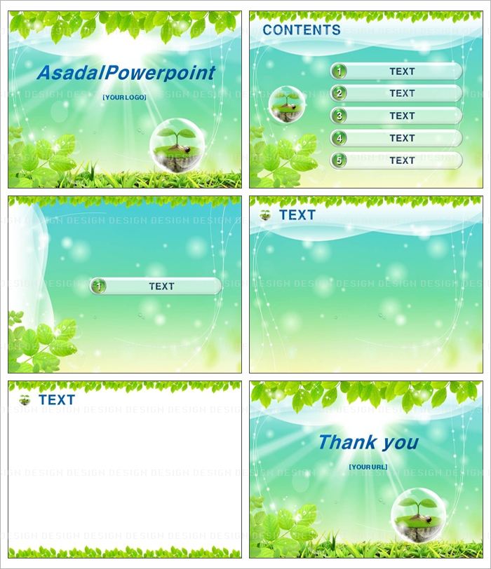 tree forest PPT 템플릿 배경_싱그러운 자연_001(고감도피티)