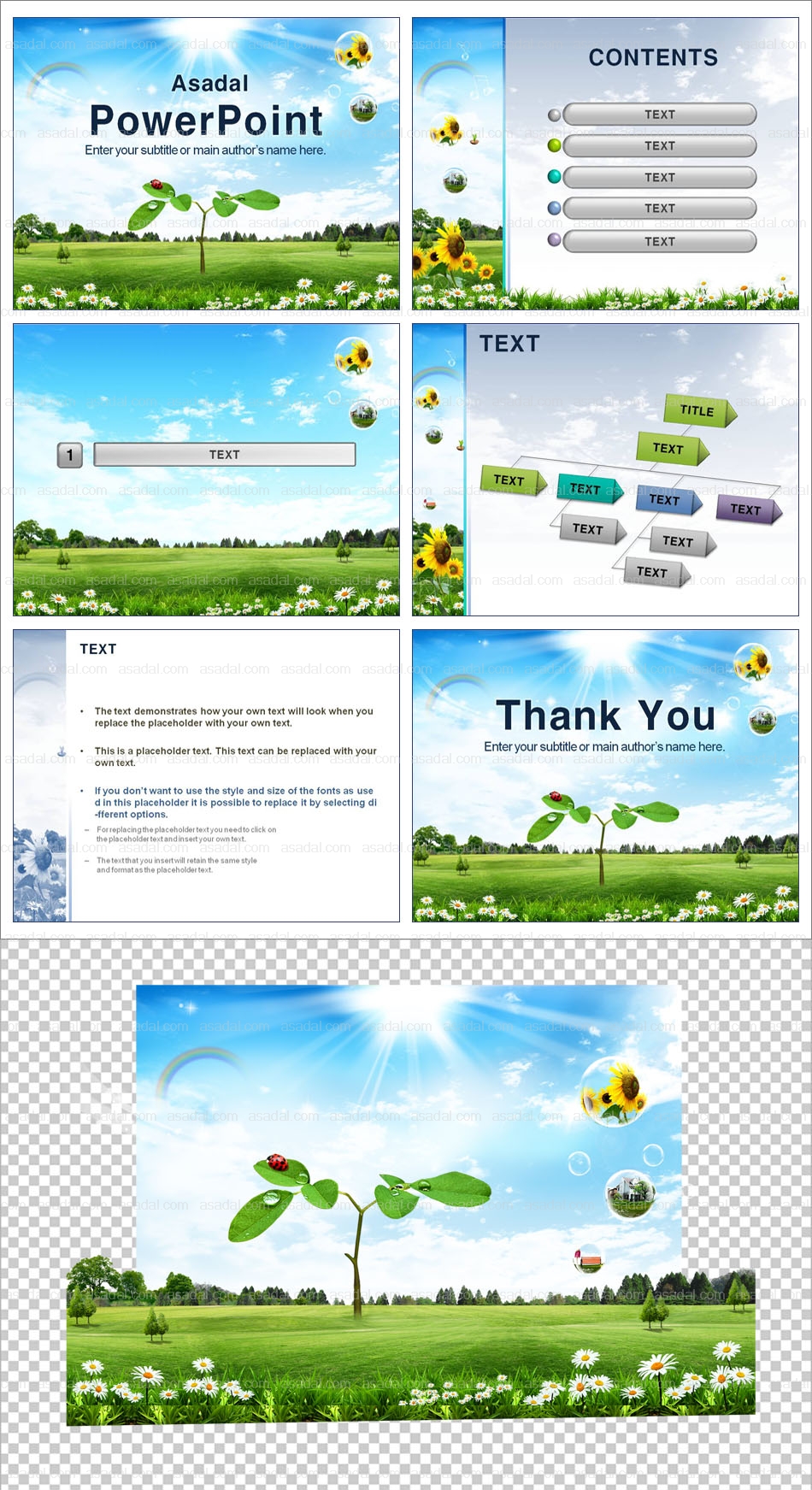 tree forest PPT 템플릿 배경_자연학습_001(고감도피티)