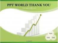 녹색배경 분석 PPT 템플릿 그래프가 있는 템플릿_슬라이드16