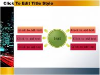 야경 건물 PPT 템플릿 바쁜 일상의 거리와 야경_슬라이드8
